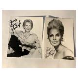 JANET LEIGH 2 AUTOGRAPHED PHOTOS