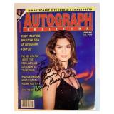 CINDY CRAWFORD AUTOGRAPHED COVER