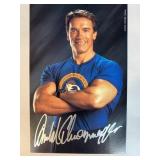 ARNOLD SCHWARZENEGGER SIGNED POSTCARD