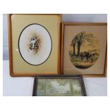 VINTAGE FRAMED PICTURES