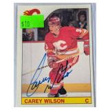 SIGNED OPC CAREY WILSON