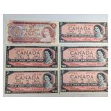 1954/74 CAD $2 BILLS