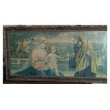 MARY + JOSEPH FRAMED PRINT