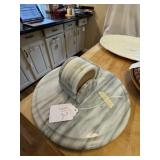 Marble Lazy Susan & Coasters