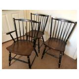 Trio of Hitchcock Chairs