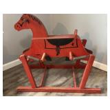 Kids Wooden Rocking Horse