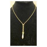 Beautiful Teardrop Faux Pearl Necklace