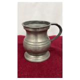 Antique Pewter Mug Dated 1894