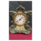 Vintage Hand Painted Porcelain Clock