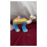 South African Handmade Colorful Camel Figurine