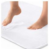 White Memory Foam Bath Mat