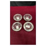 4 Pc. Clear Round Votive Candle Holder