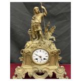 Antique Mantle Clock with Key