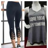 Womenï¿½s Athletic 2pc Workout Set XL