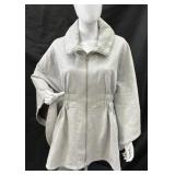 Ladies Cloak Style Zip Up Jacket M/L