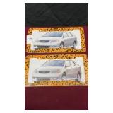 Cheetah Print License Plate Frames