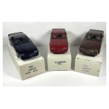 Lot of 3 Chevy Camaro Dealer Promo Model Cars