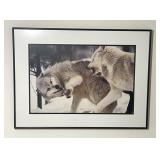 Carl R. Sams II Original Photograph Pair Of Wolves