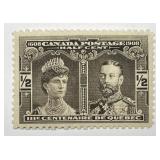 CANADA: 1908 1/2c Sc#96 MNH Prince/Princess Wales