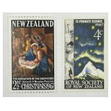 NEW ZEALAND: 1967 Christmas #405 Science #406