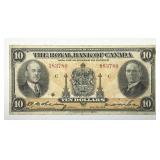 CANADA: 1935 $10 Royal Bank of Canada VF