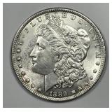 1889 Morgan Silver $1 Uncirculated UNC details