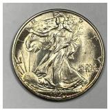 1947 Walking Liberty Silver Half Choice AU