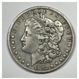 1892-O Morgan Silver $1 Very Fine VF