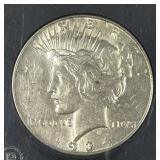 1934 Peace Silver $1 About Uncirculated AU