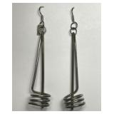 TAXCO Vintage Post Modern Sterling Earrings Mexico