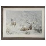 Jorge Mayol "Winter" Elk AP 19/76 Print