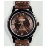 Vintage CITIZEN Brown Dial Ladies Wristwatch