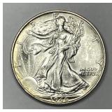 1946-S Walking Liberty Silver Half Uncirculated BU