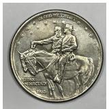 1925 Stone Mountain Commem Silver Half AU