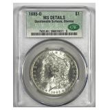 1885-O Morgan Silver $1 Mint State CACG MS details