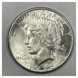 1923-S Peace Silver $1 Brilliant Uncirculated BU