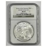 2014 (S) Silver American Eagle NGC MS69