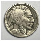 1913 Buffalo Nickel Type 2 Very Fine VF