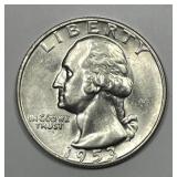 1953-D Washington Silver Quarter Uncirculated BU