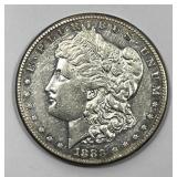 1883-S Morgan Silver $1 Sharp Extra Fine XF+