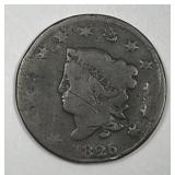 1825 Coronet Liberty Head Large Cent AG