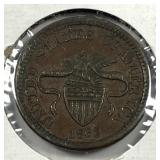 1863 Civil War Token United States Of America