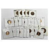 Lot of 25 Different Proof Lincoln Cents