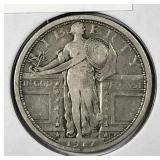 1917 Standing Liberty Silver Quarter Type 1 Fine F