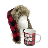 AE Plaid Trapper Hat & Misc Mug