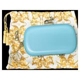 A&R X HM Light Blue Clutch with Baroque Design