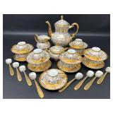 Mitterteich Bavaria Gilded Tea Set