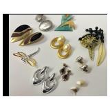 Assorted Earring & Pin Collection - Avon, etc