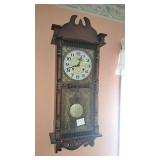 Bima 31 day wall clock.  Approximately 24 inches