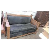 Antique spring loveseat. Approximately 54"